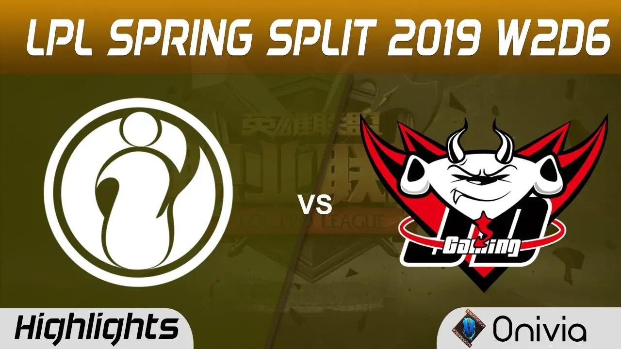 IG vs JGD Highlights Game 1 LPL Spring 2019 W2D6 Invictus Gaming vs JD Gaming by Onivia thumbnail