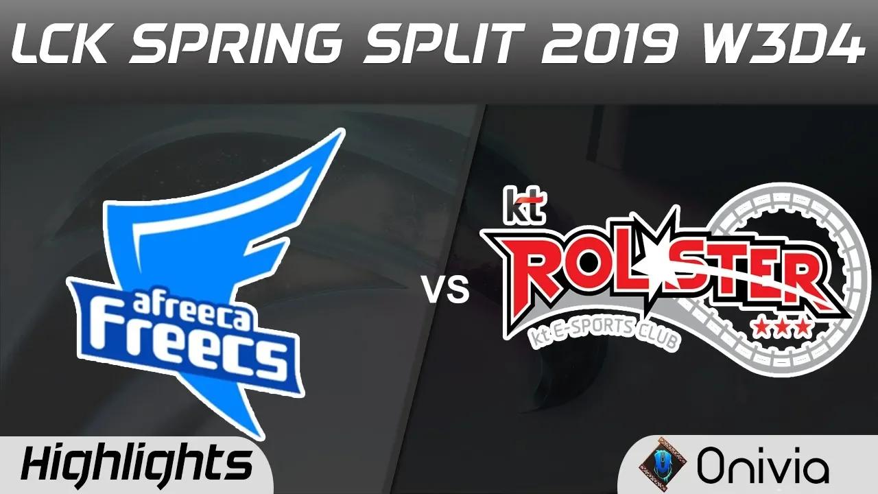 AFS vs KT Highlights Game 1 LCK Spring 2019 W3D4 Afreeca Freecs vs KT Rolster by Onivia thumbnail