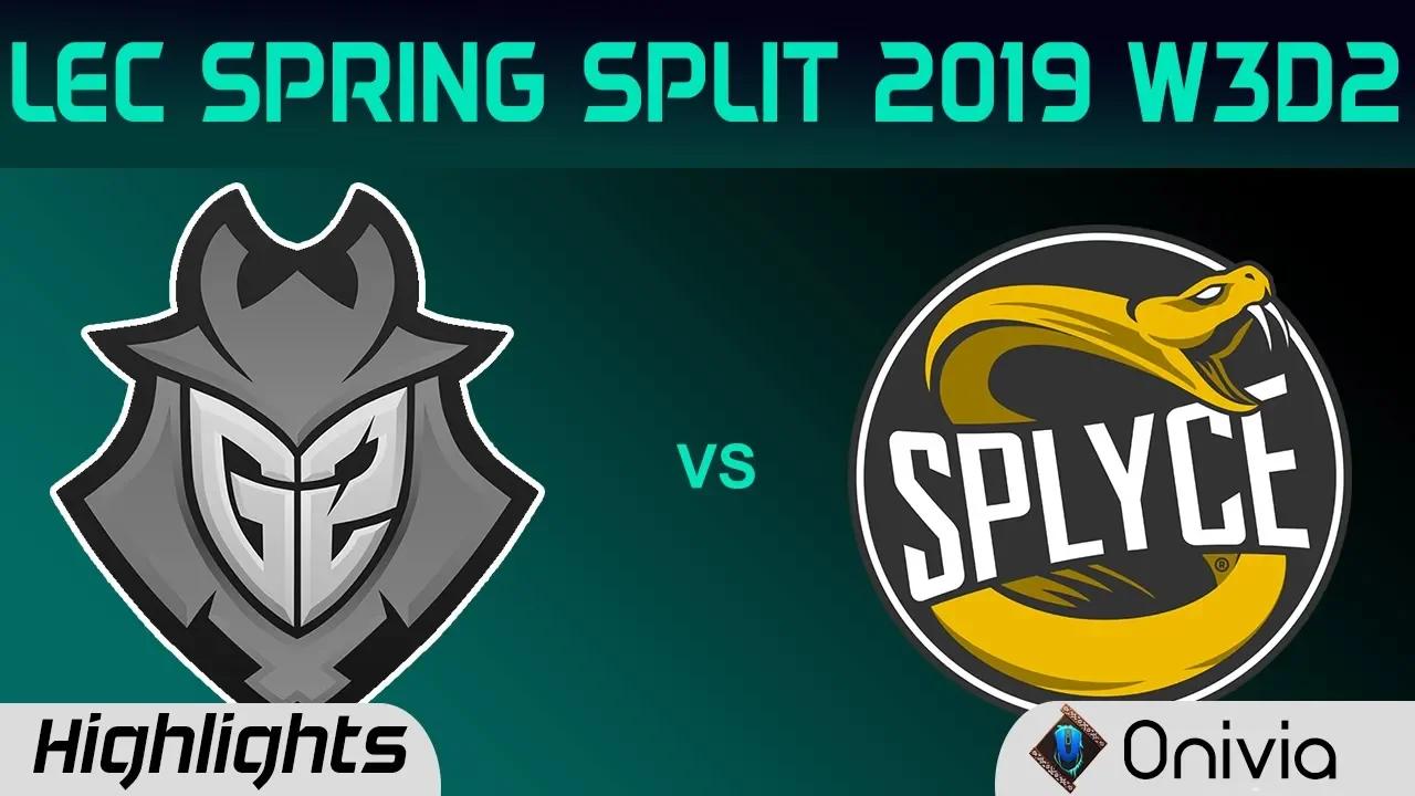 G2 vs SPY Highlights LEC Spring Split 2019 W3D2 G2 Esports vs Splyce By Onivia thumbnail