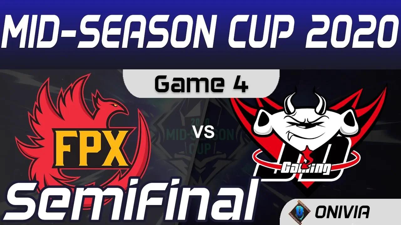 FPX vs JDG Highlights Game 4 Day 3 Mid Season Cup 2020 Semi Finals FunPlus Phoenix vs JD Gaming thumbnail