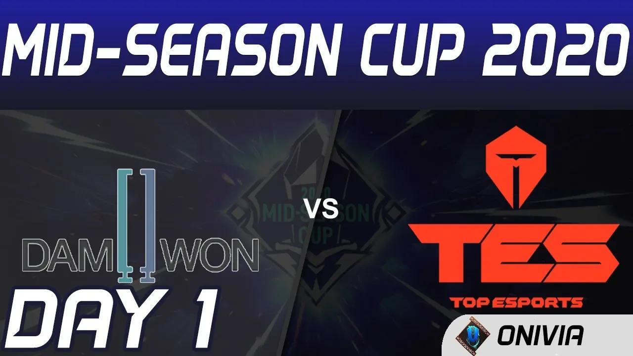 DWG vs TES Highlights Day 1 Mid Season Cup 2020 Damwon Gaming vs Top Esports by Onivia thumbnail