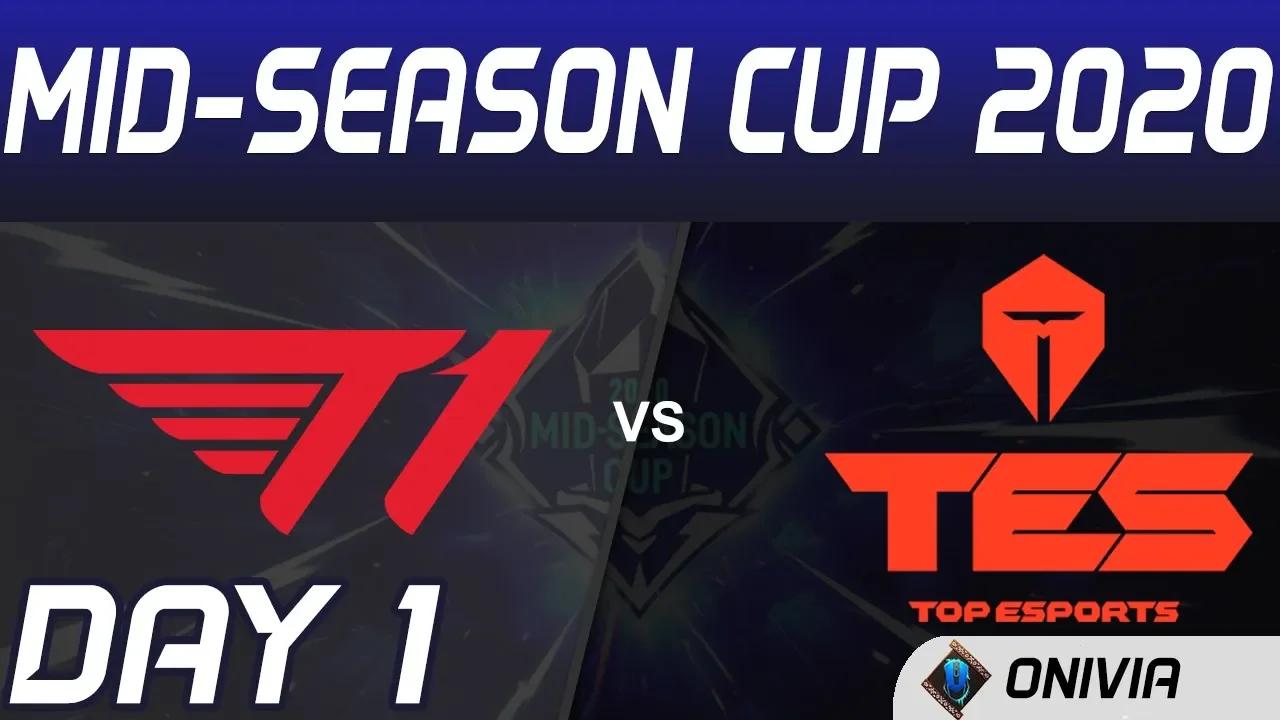 T1 vs TES Highlights Day 1 Mid Season Cup 2020 T1 vs Top Esports by Onivia thumbnail