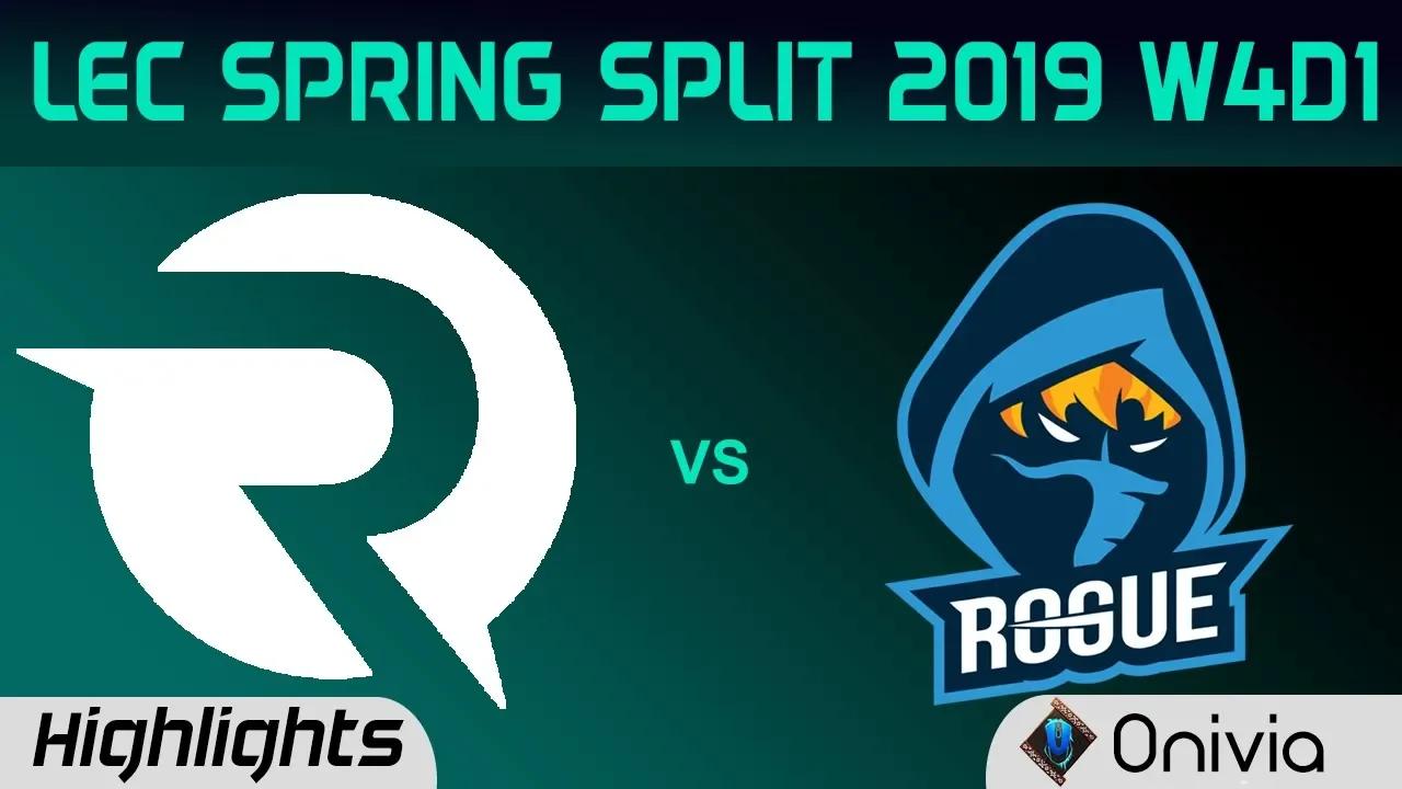 OG vs RGE Highlights LEC Spring Split 2019 W4D1 Origen vs Rogue By Onivia thumbnail