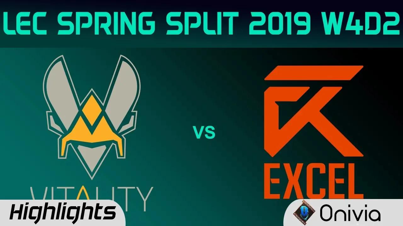 VIT vs XL Highlights LEC Spring Split 2019 W4D2 Team Vitality vs Excel Esports By Onivia thumbnail