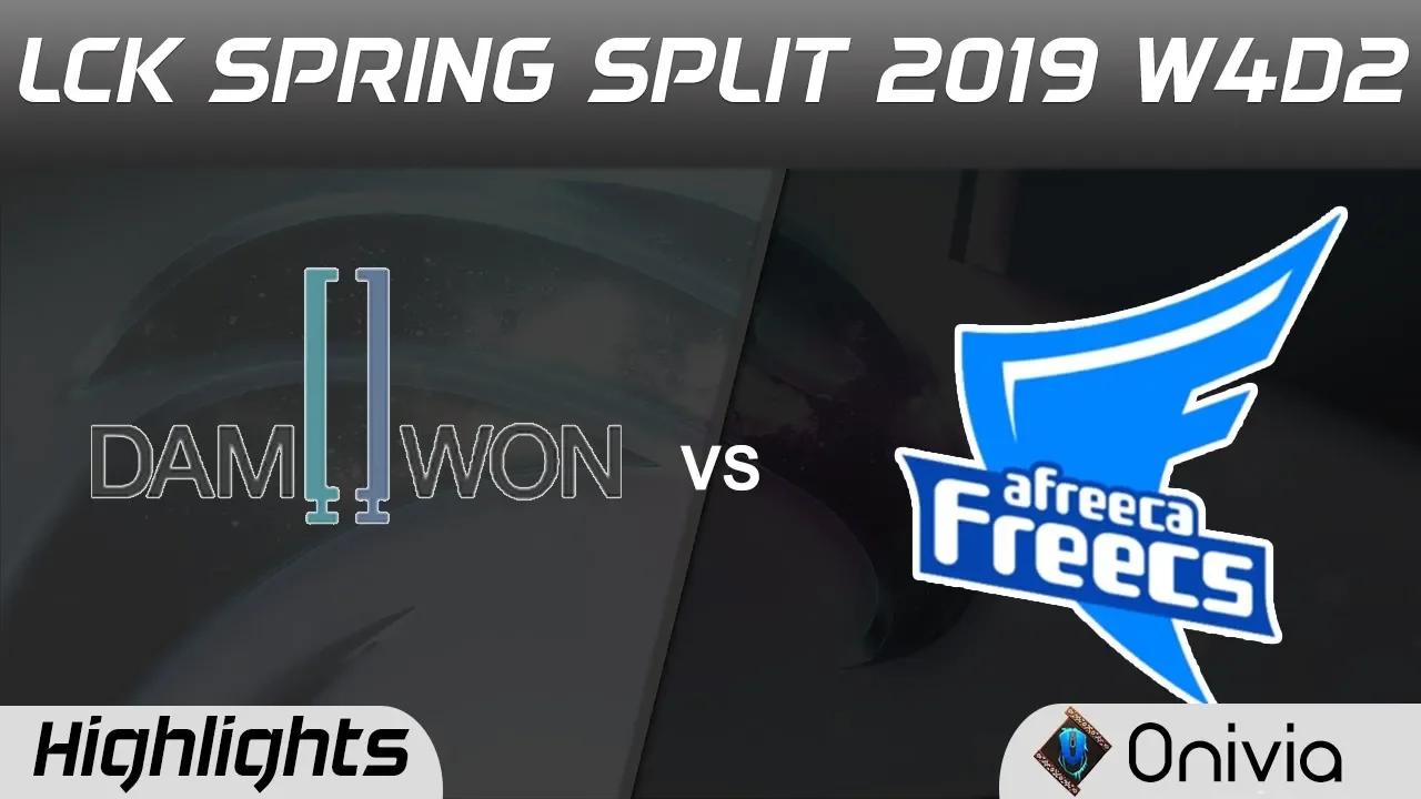 DMW vs AFS Highlights Game 2 LCK Spring 2019 W4D2 Damwon Gaming vs Afreeca Freecs by Onivia thumbnail