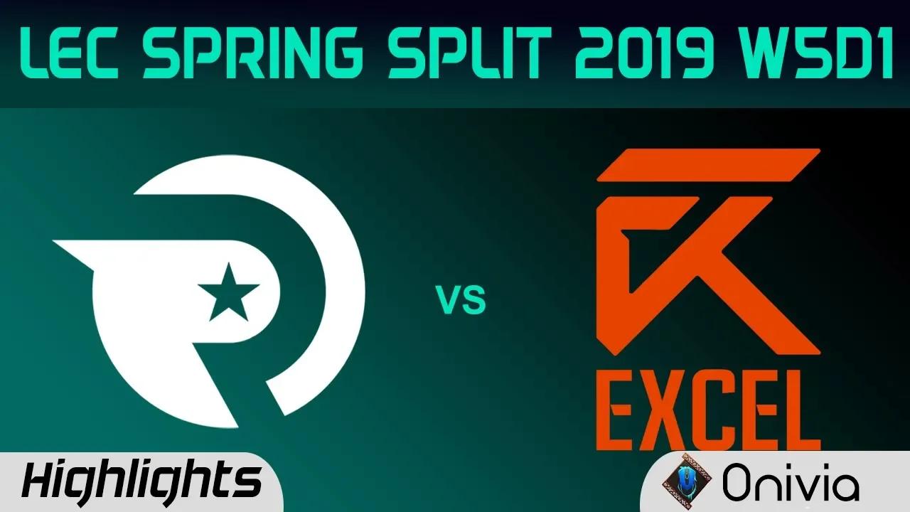 OG vs XL Highlights LEC Spring Split 2019 W5D1 Origen vs Excel Esports By Onivia thumbnail