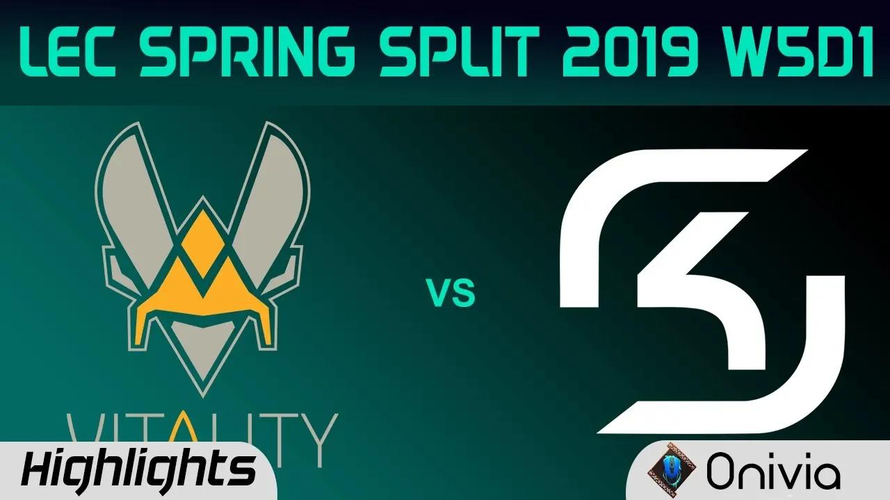 VIT vs SK Highlights LEC Spring Split 2019 W5D1 Team Vitality vs SK Gaming By Onivia thumbnail