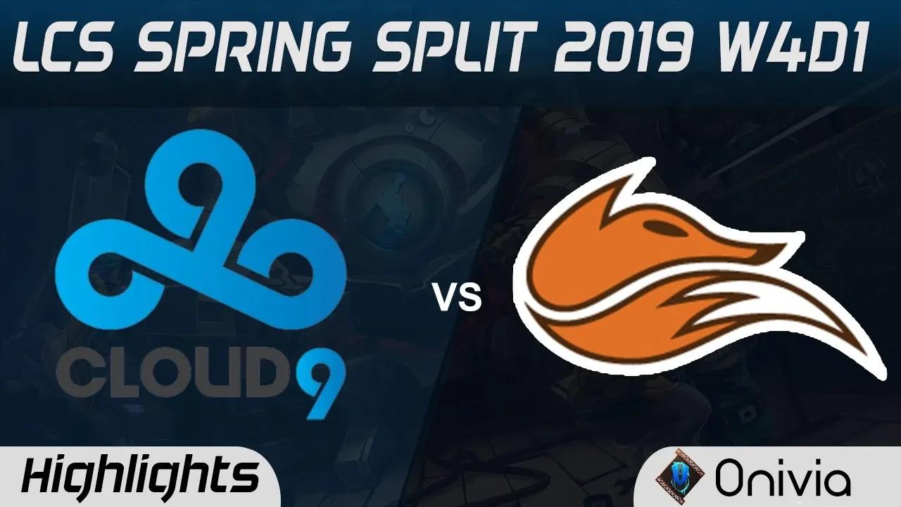 C9 vs FOX Highlights LCS Spring Split 2019 W4D1 Cloud9 vs Echo Fox by Onivia thumbnail