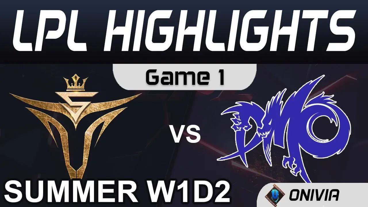 V5 vs DMO Highlights Game 1 LPL Summer Season 2020 W1D2 Victory Five vs Dominus Esports by Onivia thumbnail