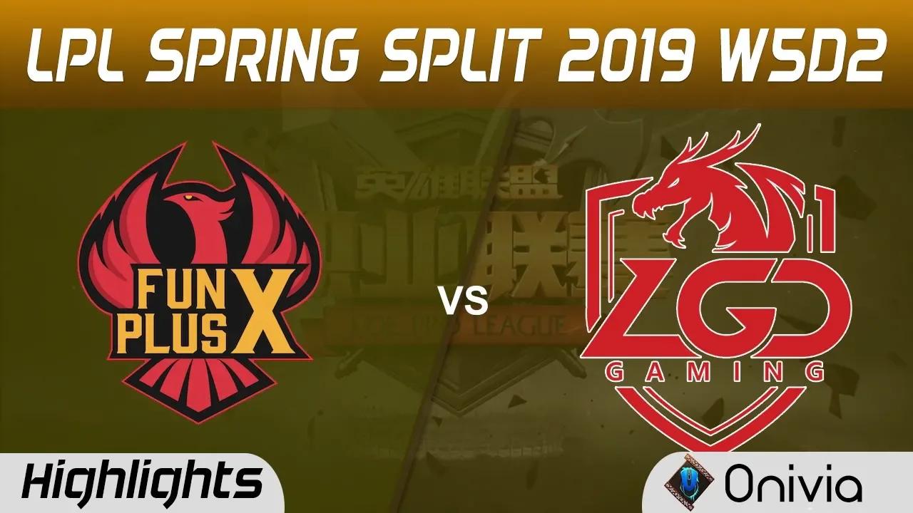 FPX vs LGD Highlights Game 1 LPL Spring 2019 W5D2 Funplus Phoenix vs LGD Gaming by Onivia thumbnail