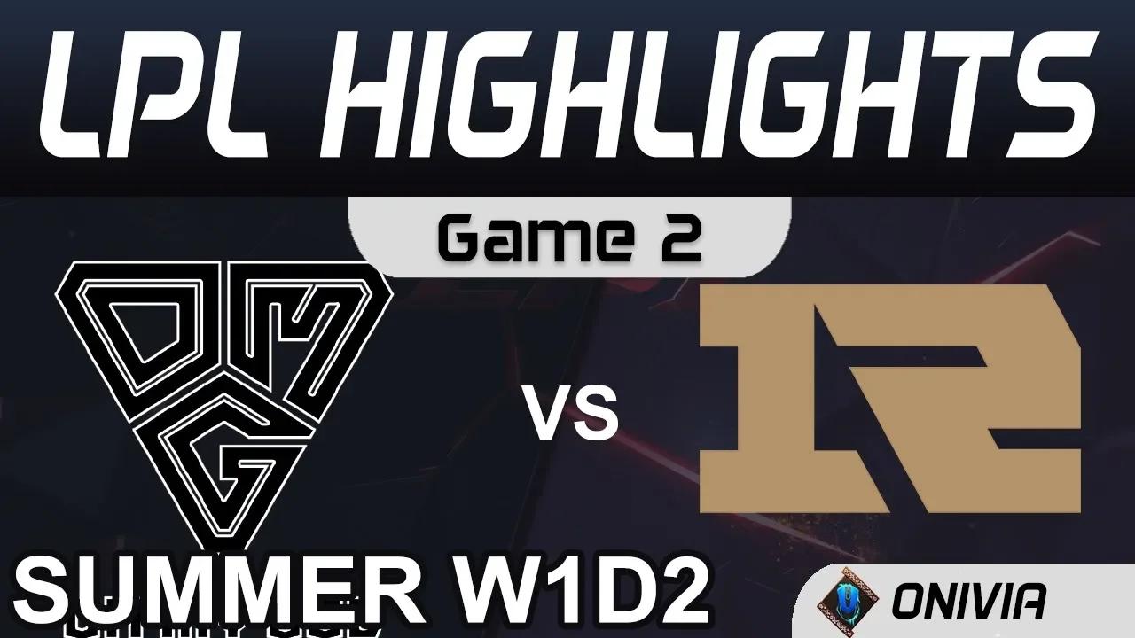 OMG vs RNG Highlights Game 2 LPL Summer Season 2020 W1D2 Oh My God vs Royal Never Give Up by Onivia thumbnail