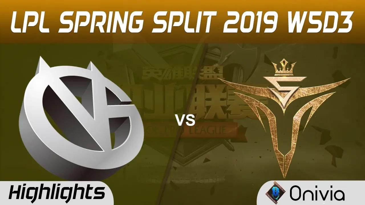 VG vs V5 Highlights Game 1 LPL Spring 2019 W5D3 Vici Gaming vs Victory Five by Onivia thumbnail