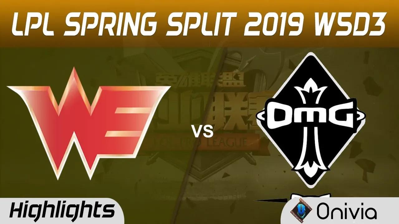 WE vs OMG Highlights Game 2 LPL Spring 2019 W5D3 Team WE vs Oh My God by Onivia thumbnail