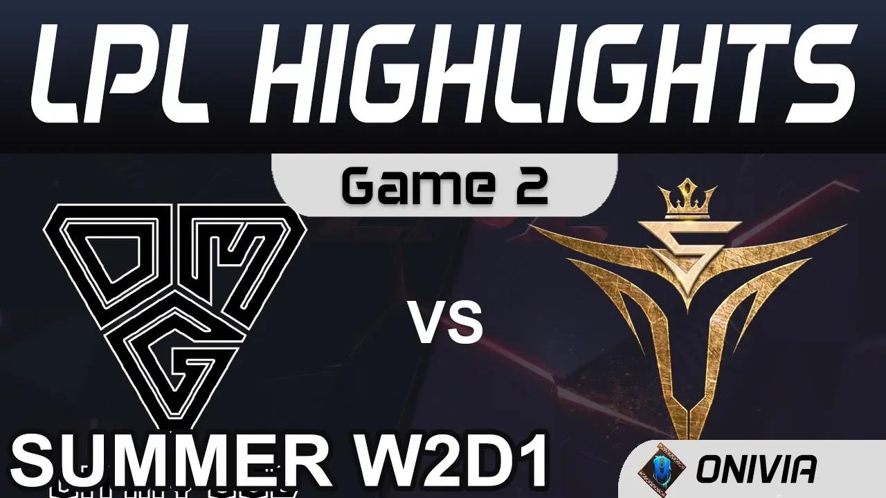 OMG vs V5 Highlights Game 2 LPL Summer Season 2020 W2D1 Oh My God vs Victory Five by Onivia thumbnail