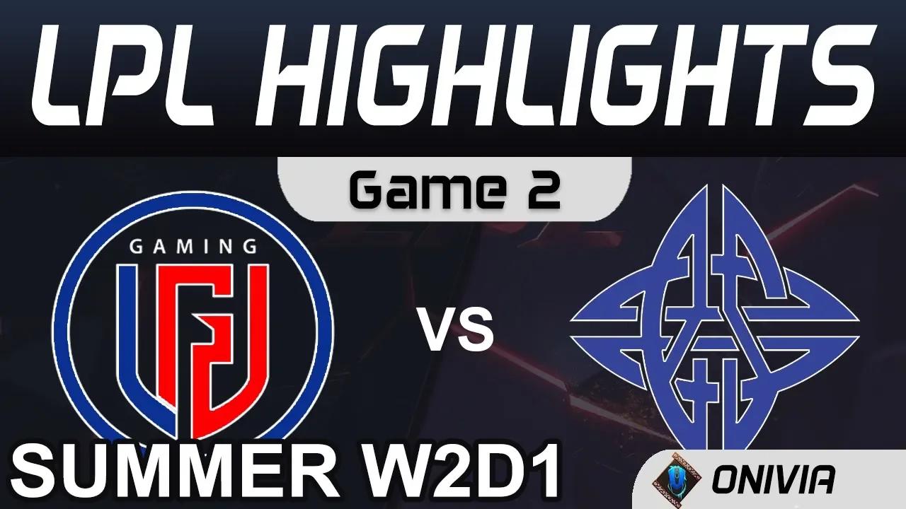 LGD vs ES Highlights Game 2 LPL Summer Season 2020 W2D1 LGD Gaming vs eStar Gaming by Onivia thumbnail