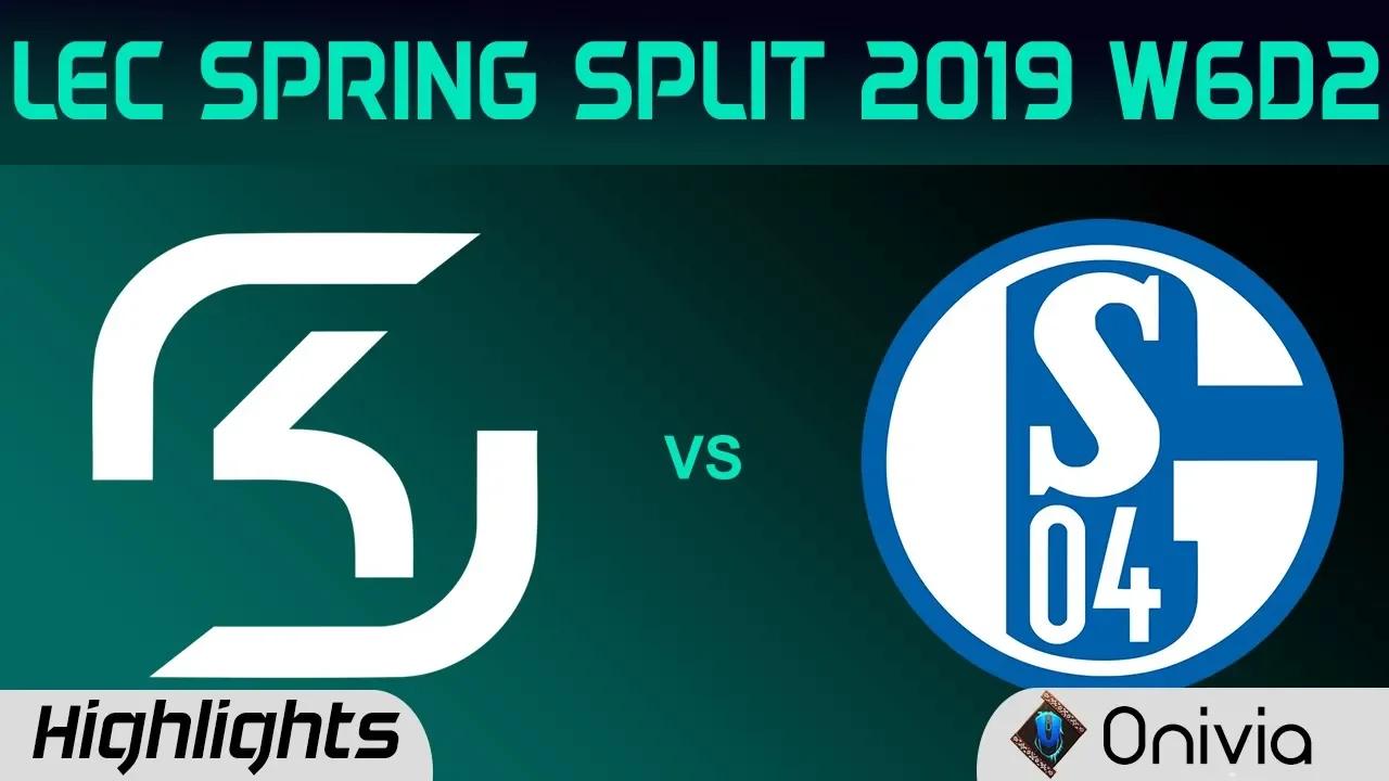 SK vs S04 Highlights LEC Spring Split 2019 W6D2 SK Gaming vs FC Schalke 04 By Onivia thumbnail