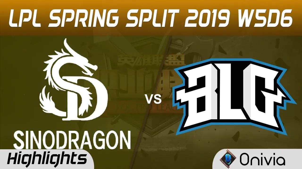 SDG vs BLG Highlights Game 3 LPL Spring 2019 W5D6 SinoDragon Gaming vs Bilibili Gaming by Onivia thumbnail