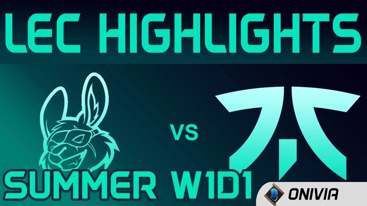 MSF vs FNC Highlights LEC Summer 2020 W1D1 Misfits Gaming vs Fnatic LEC Highlights by Onivia thumbnail