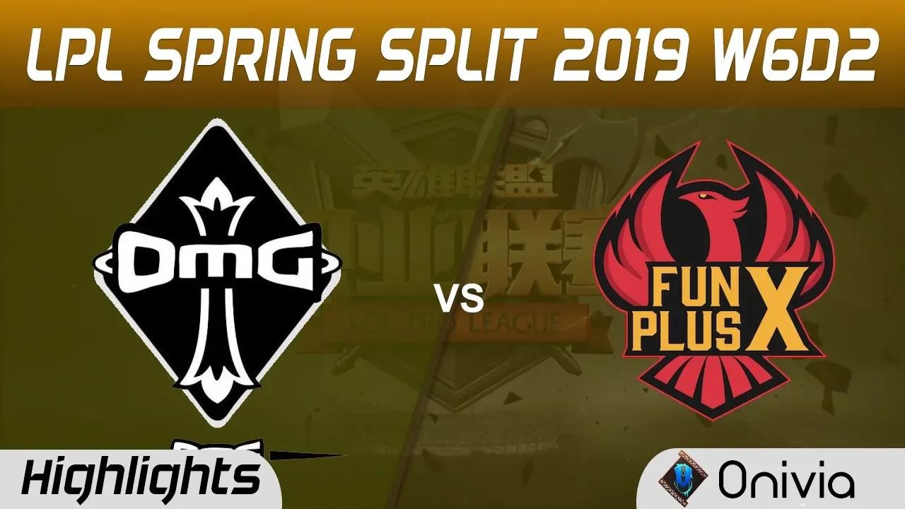 OMG vs FPX Highlights Game 1 LPL Spring 2019 W6D2 OMG vs FunPlus Phoenix by Onivia thumbnail