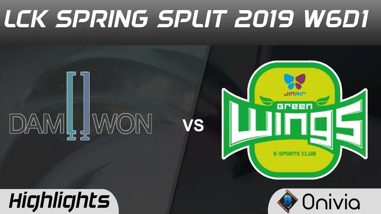 DWG vs JAG Highlights Game 2 LCK Spring 2019 W6D1 Damwon Gaming vs Jin Air GreenWings by Onivia thumbnail