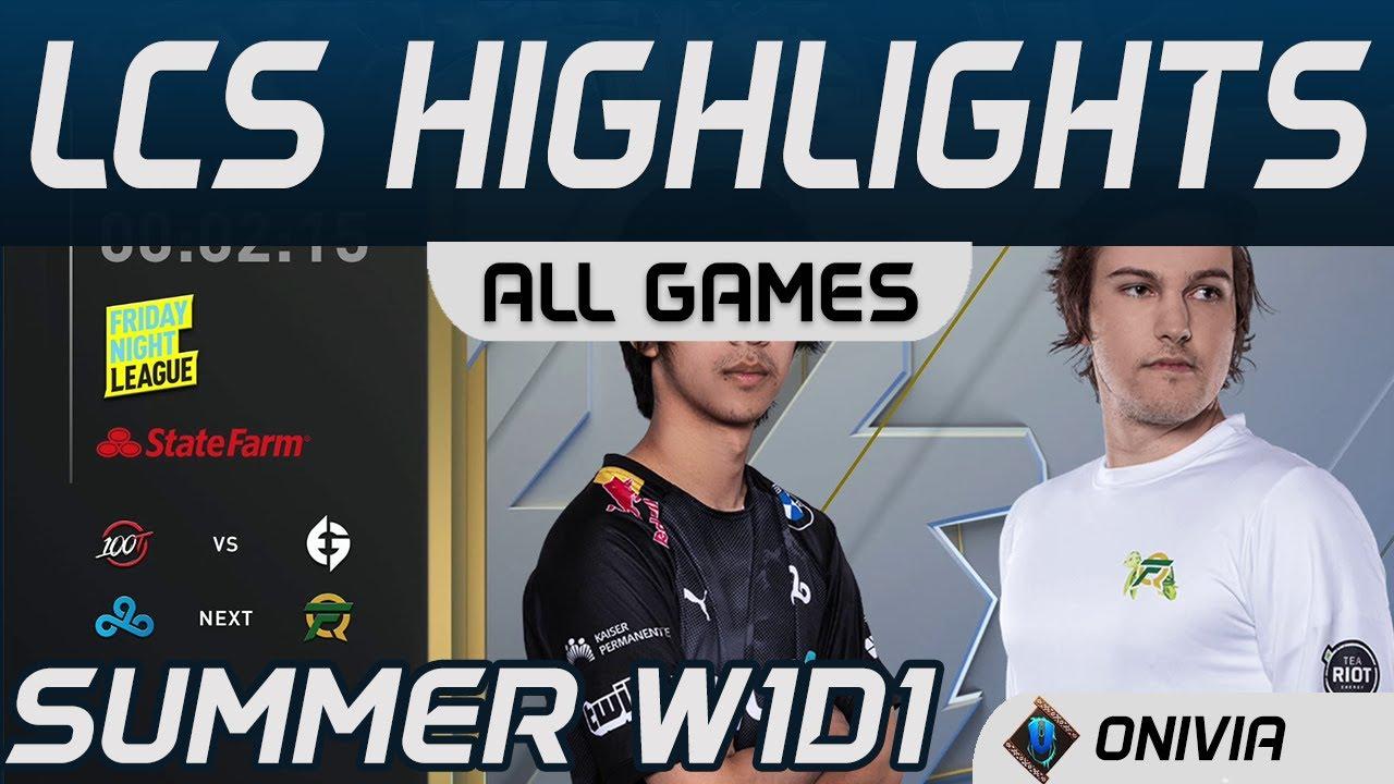 LCS Highlights Week1 Day1 LCS Summer 2020 All Games By Onivia thumbnail