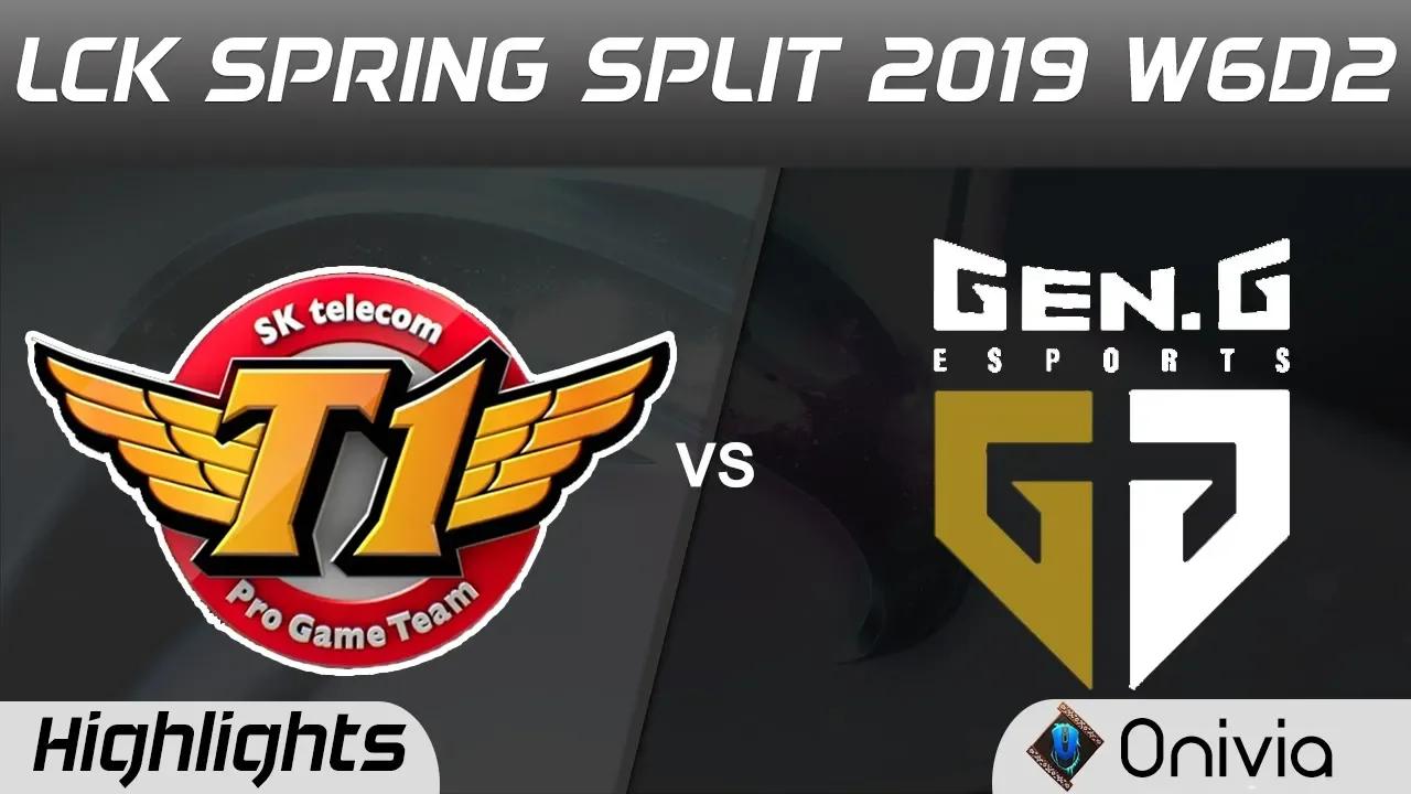 SKT vs GEN Highlights Game 1 LCK Spring 2019 W6D2 SK Telecom T1 vs Gen G Esports by Onivia thumbnail