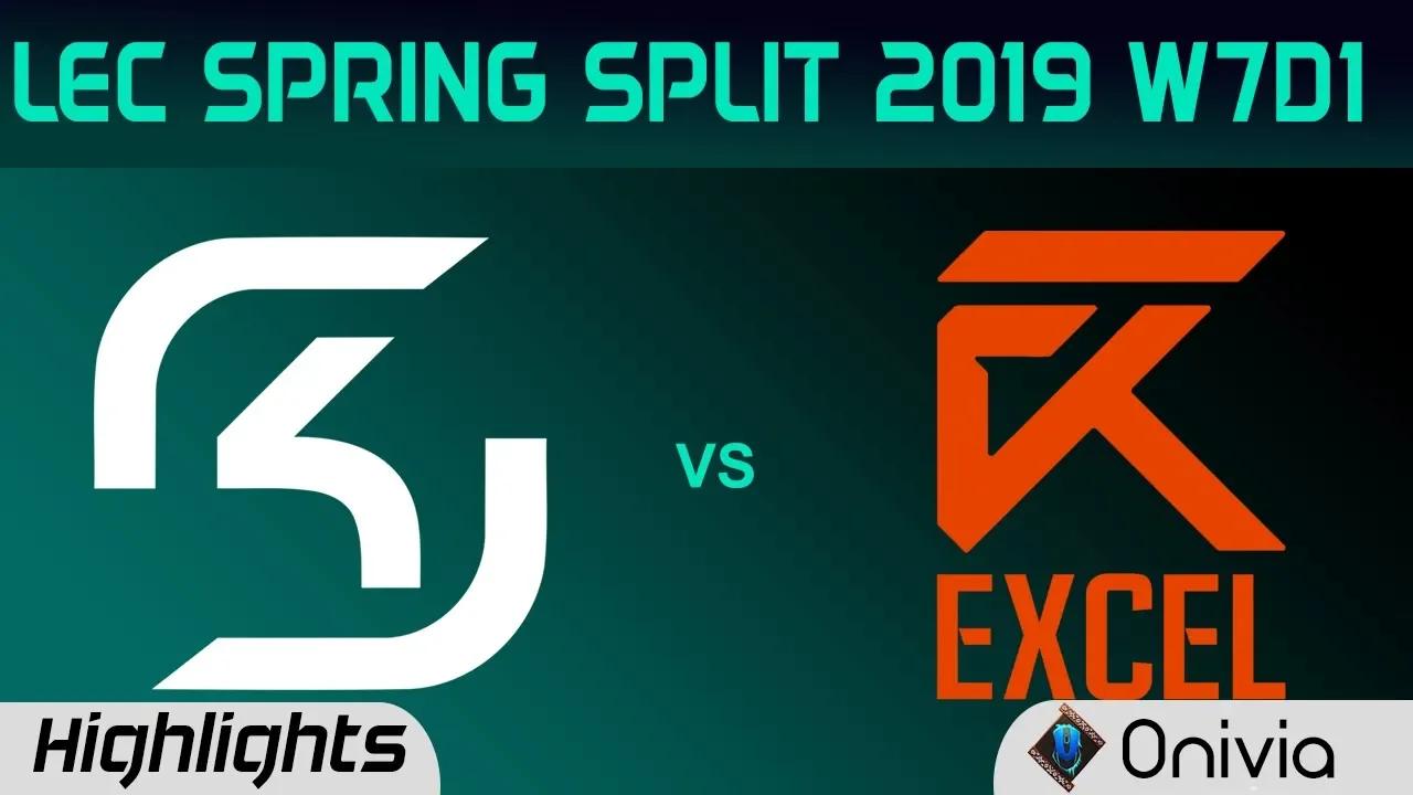 SK vs XL Highlights LEC Spring Split 2019 W7D1 SK Gaming vs Excel Esports By Onivia thumbnail