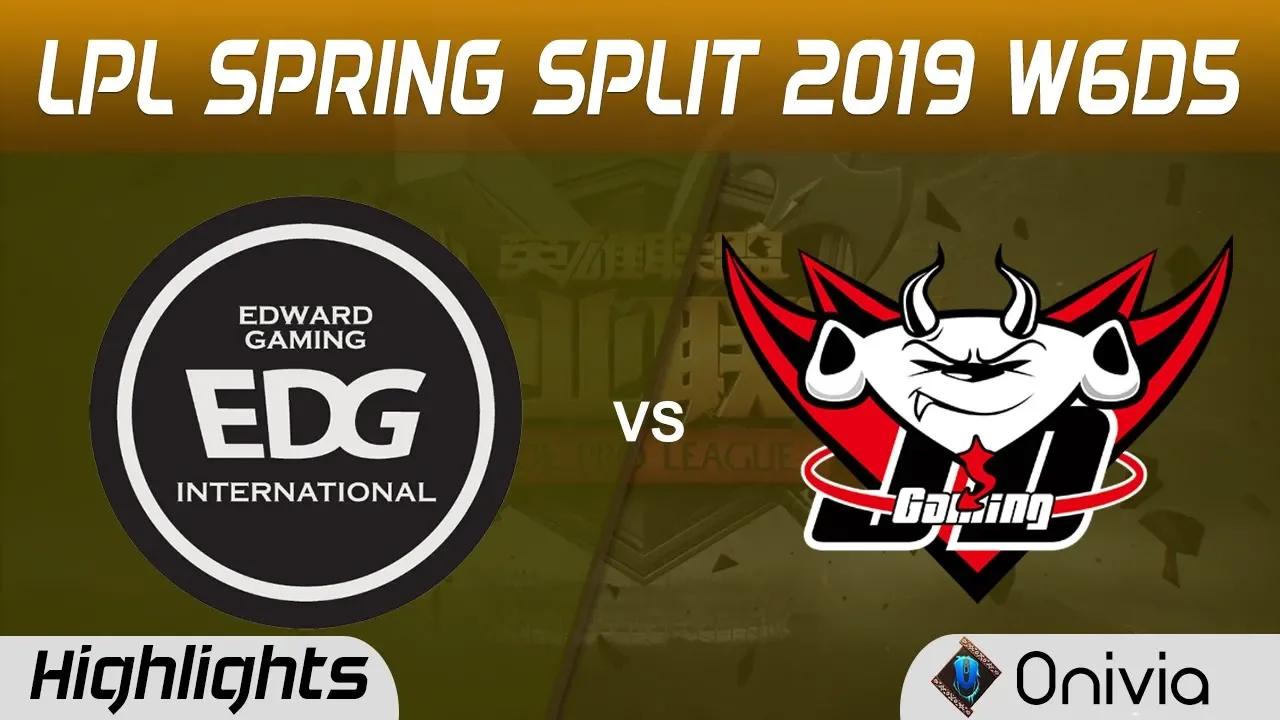 EDG vs JDG Highlights Game 2 LPL Spring 2019 W6D5 Edward Gaming vs JD Gaming by Onivia thumbnail