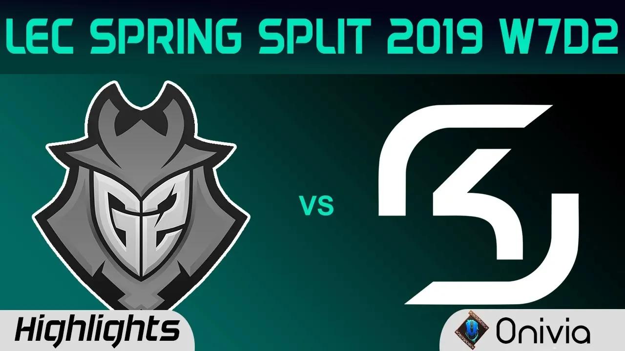 G2 vs SK Highlights LEC Spring Split 2019 W7D2 G2 Esports vs SK Gaming By Onivia thumbnail