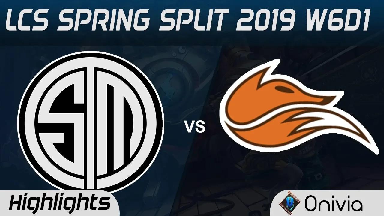 TSM vs FOX Highlights LCS Spring Split 2019 W6D1 Team Solo Mid vs Echo Fox by Onivia thumbnail