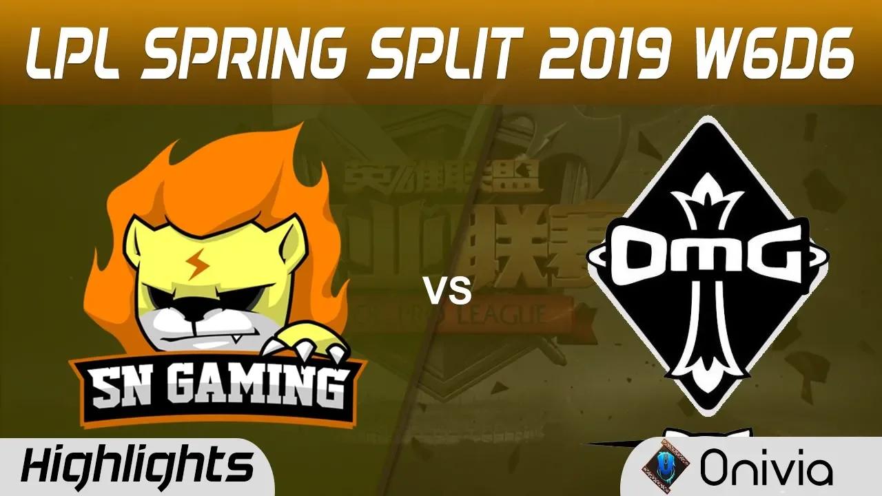 SN vs OMG Highlights Game 1 LPL Spring 2019 W6D6 Suning Gaming vs Oh My God by Onivia thumbnail