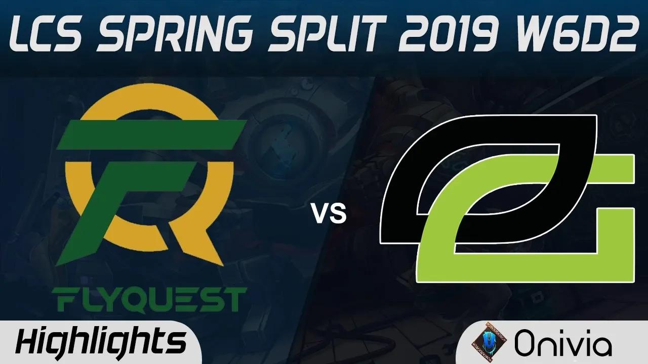 FLY vs OPT Highlights LCS Spring Split 2019 W6D2 Flyquest vs Optic Gaming by Onivia thumbnail