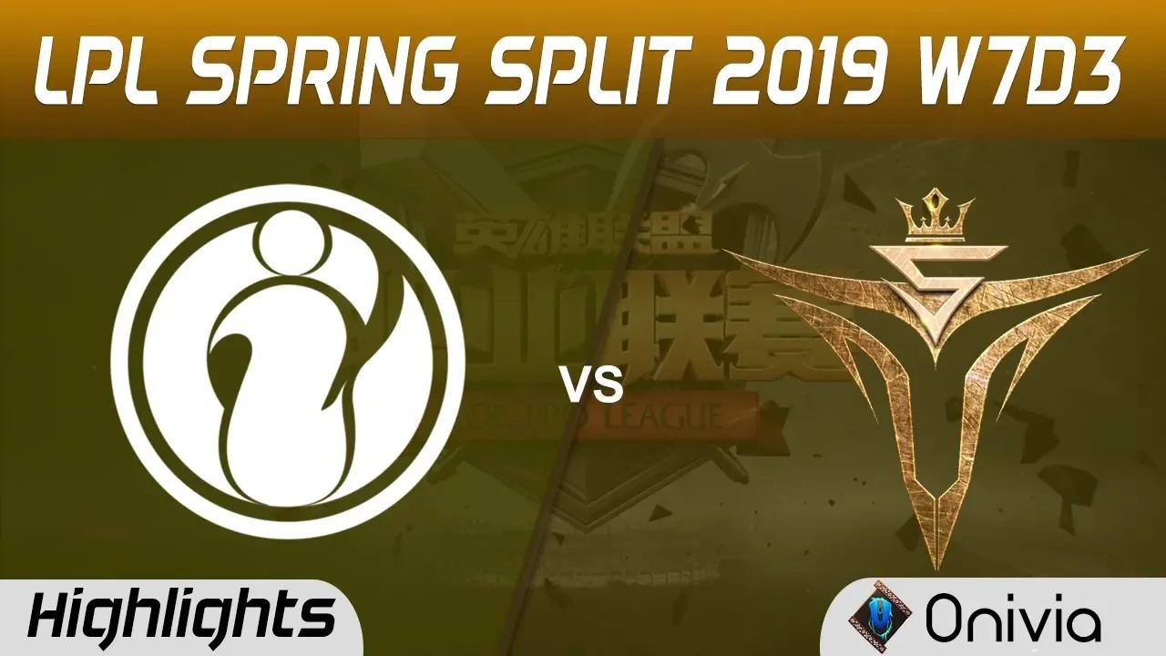 IG vs V5 Highlights Game 1 LPL Spring 2019 W7D3 Invictus Gaming vs Victory Five by Onivia thumbnail