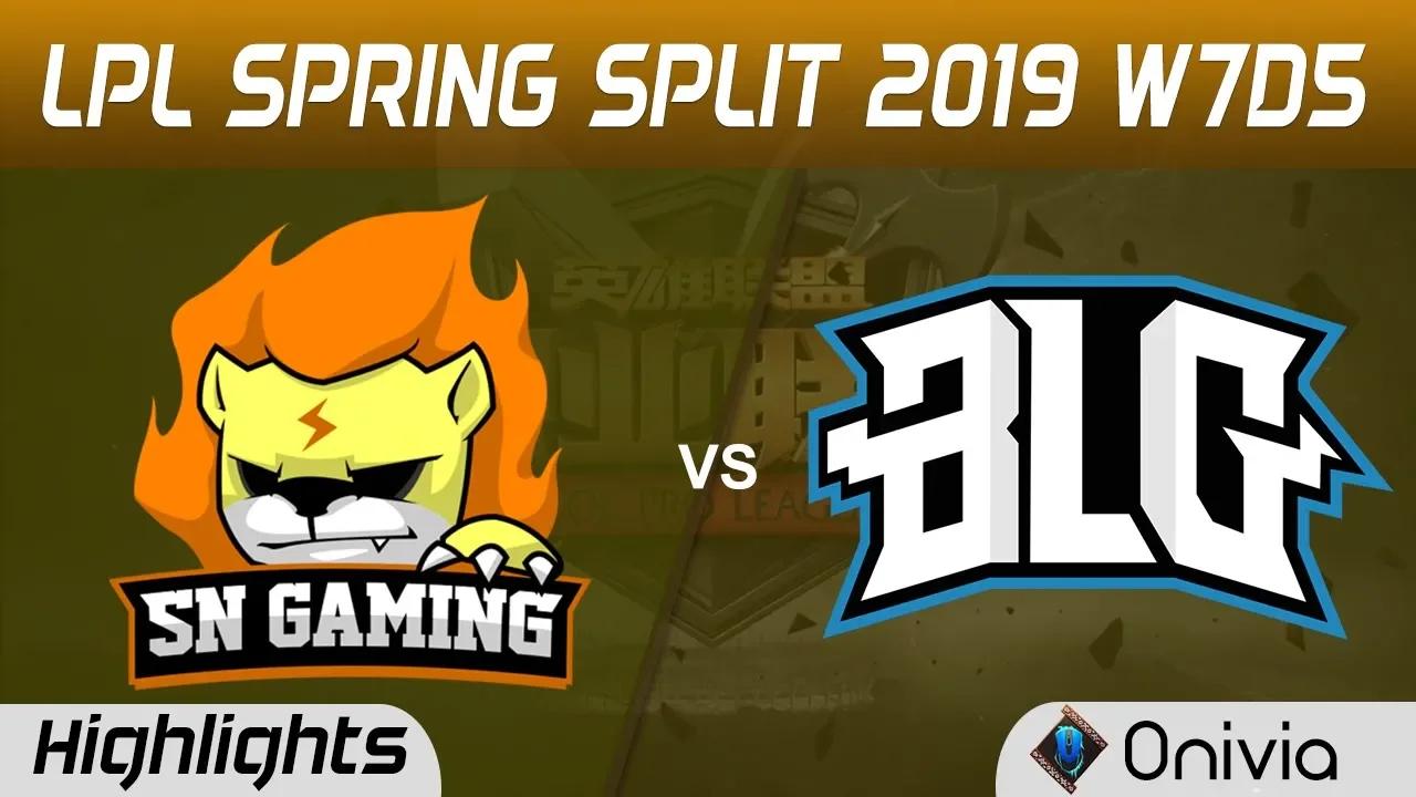 SN vs BLG Highlights Game 2 LPL Spring 2019 W7D5 Suning Gaming vs Bilibili Gaming by Onivia thumbnail