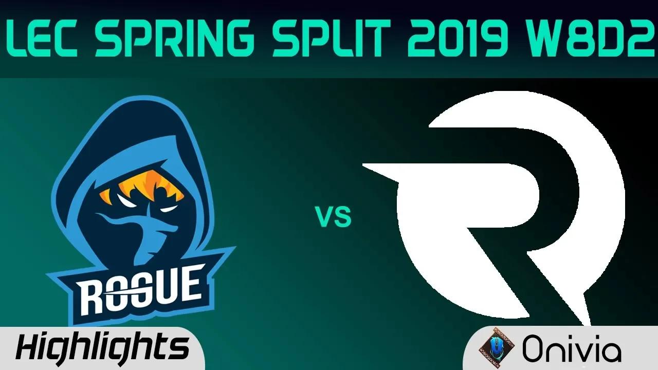 RGE vs OG Highlights LEC Spring Split 2019 W8D2 Rogue vs Origen By Onivia thumbnail