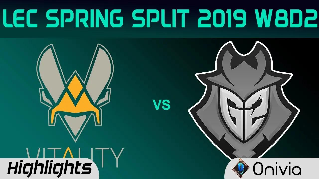 VIT vs G2 Highlights LEC Spring Split 2019 W8D2 Team Vitality vs G2 Esports By Onivia thumbnail