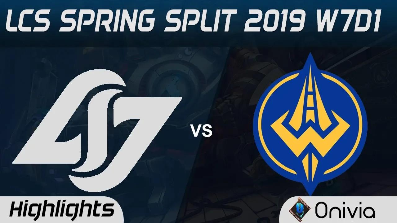 CLG vs GGS Highlights LCS Spring Split 2019 W7D1 Counter Logic Gaming vs Golden Guardians by Onivia thumbnail