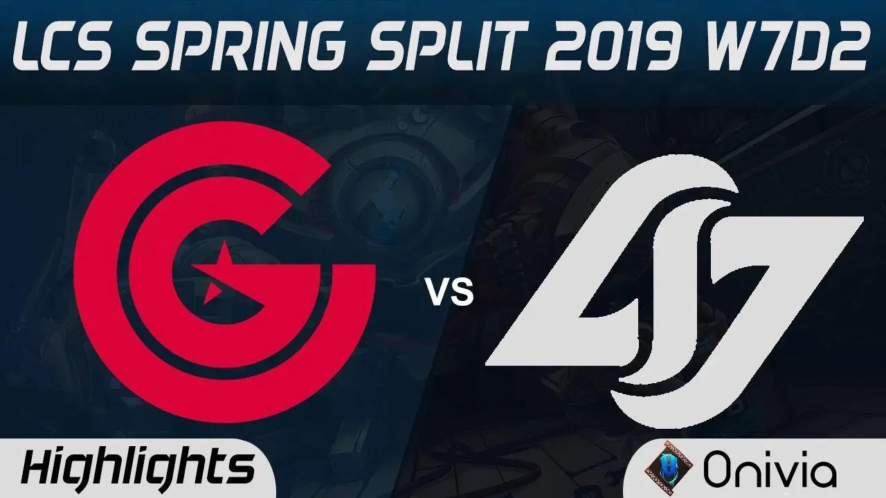 CG vs CLG Highlights LCS Spring Split 2019 W7D2 Clutch Gaming vs Counter Logic Gaming by Onivia thumbnail