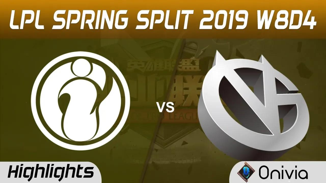 IG vs VG Highlights Game 1 LPL Spring 2019 W8D4 Invictus Gaming vs Vici Gaming by Onivia thumbnail