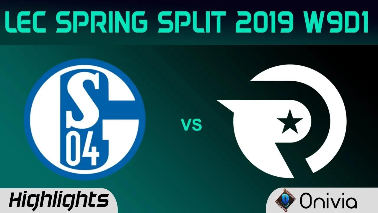 S04 vs OG Highlights LEC Spring 2019 W9D1 Schalke 04 vs Origen LEC Highlights By Onivia thumbnail