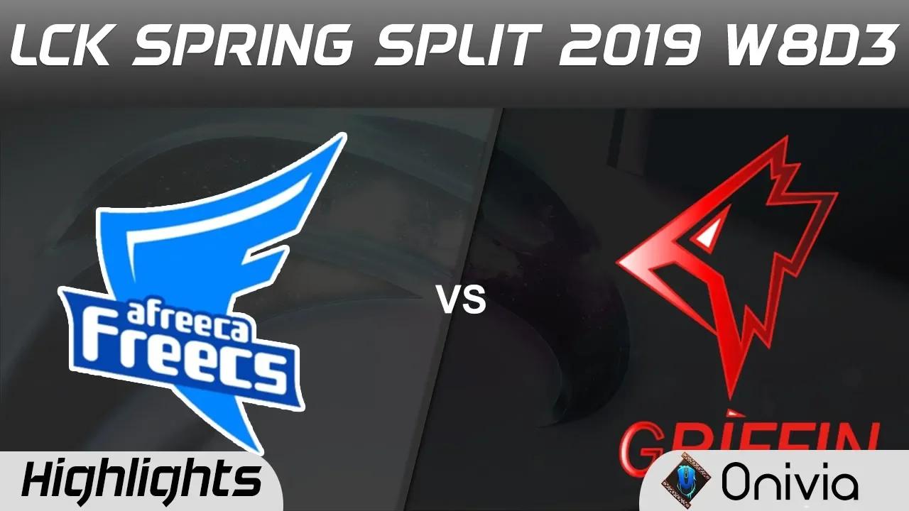 AF vs GRF Highlights Game 1 LCK Spring 2019 W8D3 Afreeca Freecs vs Griffin LCK Highlights by Onivia thumbnail