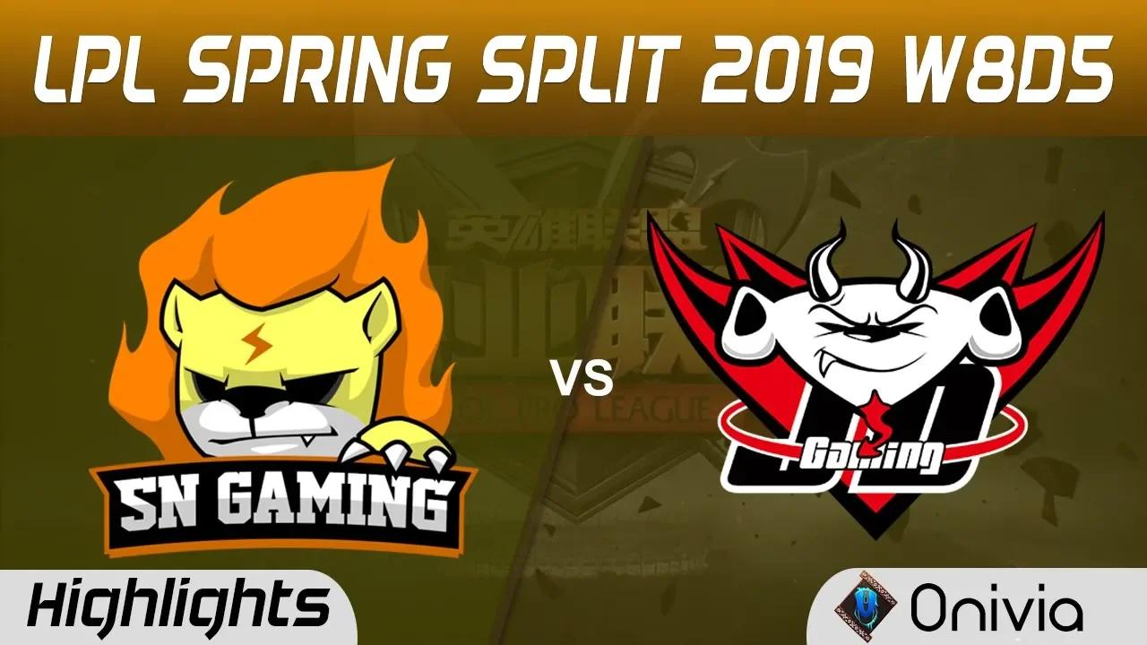 SN vs JDG Highlights Game 3 LPL Spring 2019 W8D5 Suning Gaming vs JD Gaming LPL Highlights by Onivia thumbnail