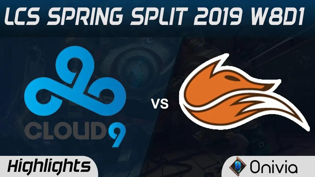 C9 vs FOX Highlights LCS Spring 2019 W8D1 Cloud9 vs Echo Fox LCS Highlights by Onivia thumbnail