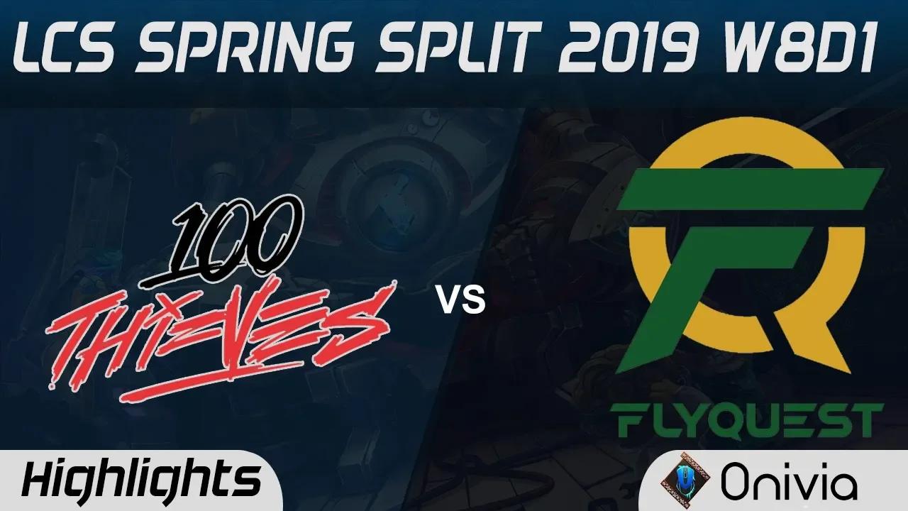 100 vs FLY Highlights LCS Spring 2019 W8D1 100Thieves vs Flyquest LCS Highlights by Onivia thumbnail