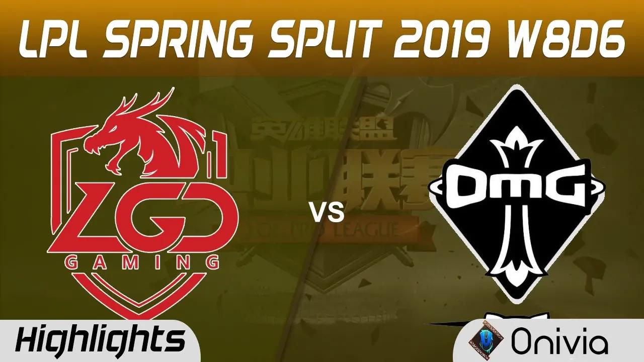 LGD vs OMG Highlights Game 2 LPL Spring 2019 W8D6 LGD Gaming vs Oh My God LPL Highlights by Onivia thumbnail