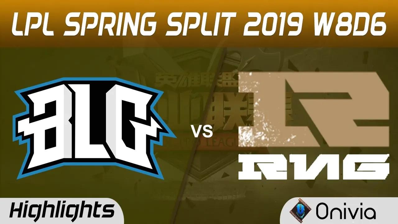 BLG vs RNG Highlights Game 3 LPL Spring 2019 W8D6 Bilibili Gaming vs Royal Never Give Up LPL Highlig thumbnail