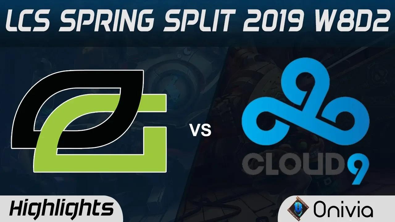 OPT vs C9 Highlights LCS Spring 2019 W8D2 Optic Gaming vs Cloud9 LCS Highlights by Onivia thumbnail