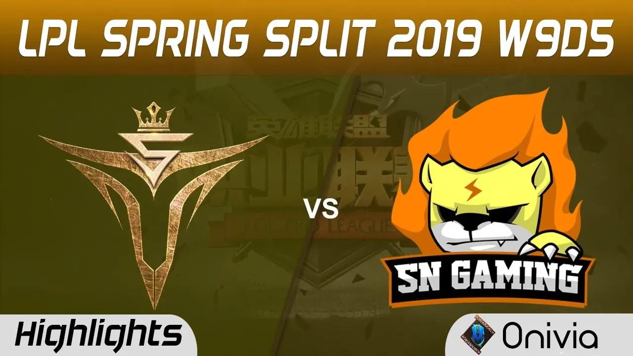 V5 vs SN Highlights Game 1 LPL Spring 2019 W9D5 Victory Five vs Suning Gaming LPL Highlights by Oniv thumbnail