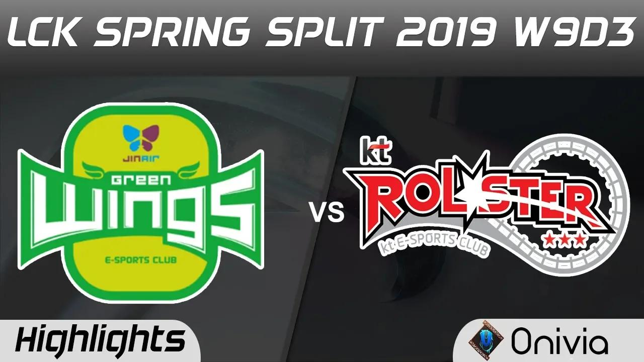 JAG vs KT Highlights Game 1 LCK Spring 2019 W9D3 Jin Air Green Wings vs KT Rolster LCK Highlights by thumbnail