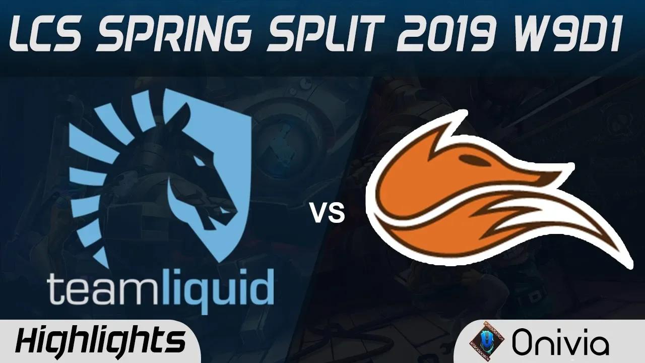 TL vs FOX Highlights LCS Spring 2019 W9D1 Team Liquid vs Echo Fox LCS Highlights by Onivia thumbnail